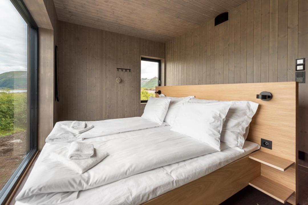Hoda Cabin - Luxury Lodge With Jacuzzi And Sauna Lyngværet Exterior foto